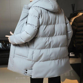 Sobretudo Masculino Puffer Longo